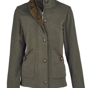 Baleno Claire, fleece jacket, mossgreen