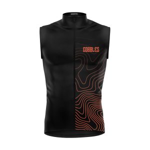 Cobbles windbody ‘Klimmers’ (zwart-oranje)