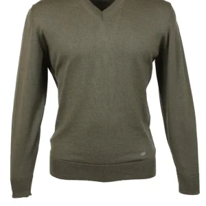 Foresta heren trui Glen, V-hals, olive